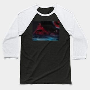 Red planet Baseball T-Shirt